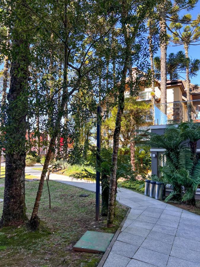 Apto Moderno Com Lareira, Piscina Aquecida E Infra Completo Em Грамаду Екстер'єр фото