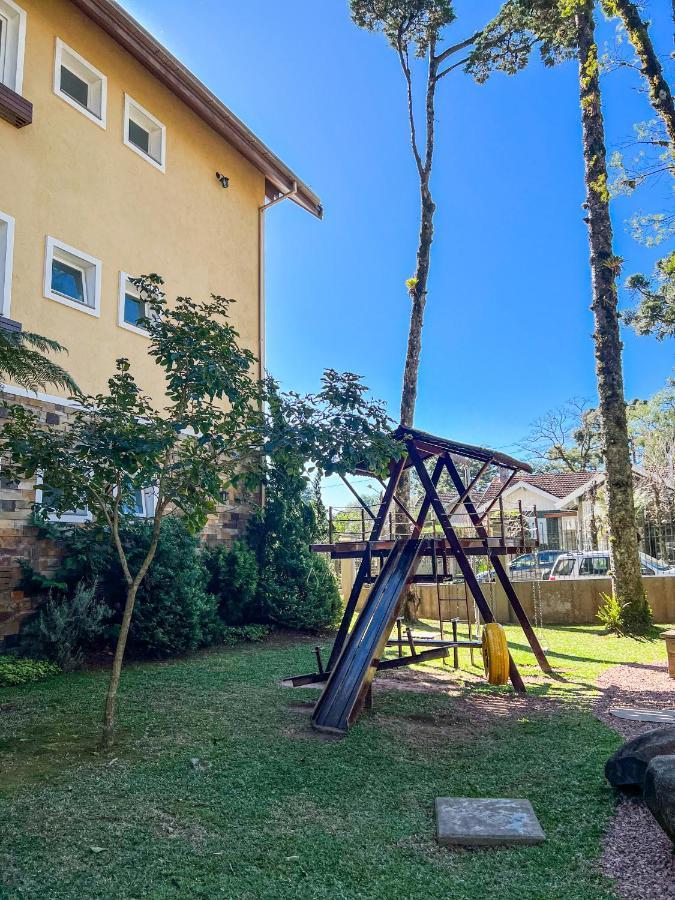 Apto Moderno Com Lareira, Piscina Aquecida E Infra Completo Em Грамаду Екстер'єр фото